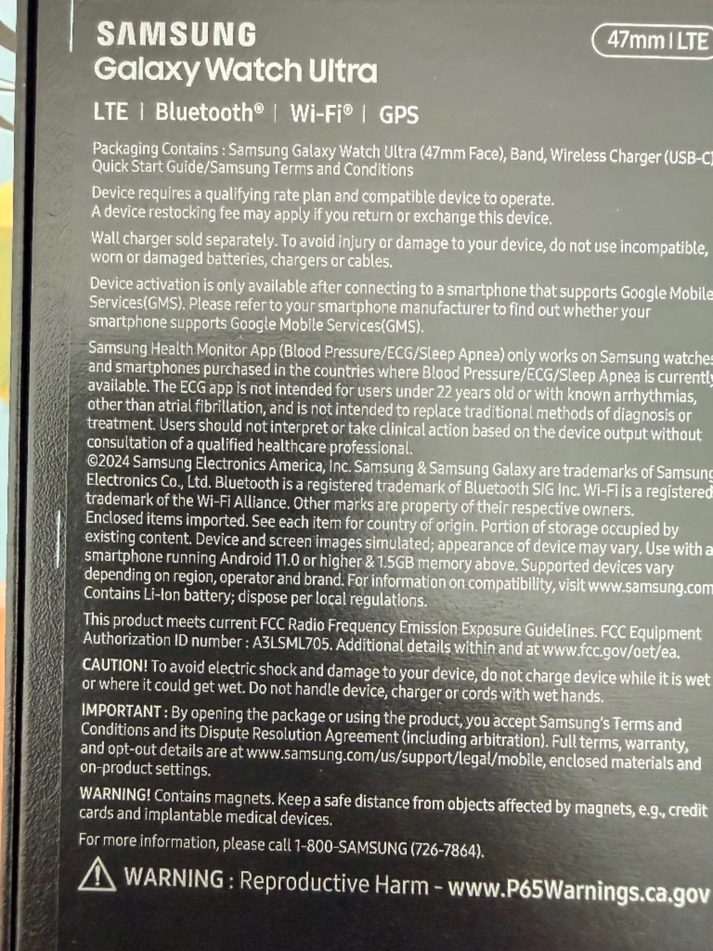 Samsung Galaxy Watch Ultra 2024 47mm LTE